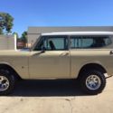 1973 International Harvester Scout II 2 Khaki Tan Rebuilt Engine less than 200mi
