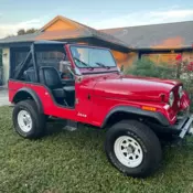 1973 Jeep CJ 5 Convertible Red