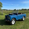 1973 Land Rover Serie III Convertible Blue 4WD Manual cabrio