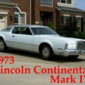 1973 Lincoln Continental Mark IV Original Low Miles