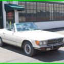 1973 Mercedes 450SL Euro 107.044 with Small Bumpers Early Car White/Black