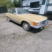 1973 Mercedes-Benz 350SL Sportscar Brown base