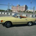 1973 MERCEDES BENZ 450SL 107 ROADSTER YELLOW W/ BAMBOO MUST SEE