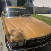 1973 mercedes-benz 450slc base coupe 2-door 4.5l-No Reserve