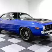1973 Plymouth Barracuda  673 Miles BLUE Coupe 505ci v8 5-Speed
