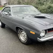 1973 Plymouth Barracuda Coupe Grey Cuda