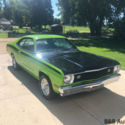 1973 Plymouth Duster  0 Sassy Green Coupe 8 Cyl, Automatic