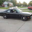 1973 Plymouth Duster 318 5.2L V8 Beautiful Driver Mopar A Body Black New Parts