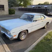 1973 Plymouth Duster Coupe Blue
