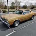 1973 Plymouth Duster Coupe Brown RWD Automatic Gold duster