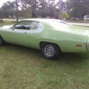 1973 PLYMOUTH  ROAD RUNNER / GTX # MATCHING 440 1 year only seamist green paint