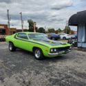 1973 Plymouth Satellite Coupe Green RWD Automatic sebring