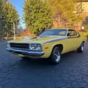 1973 Plymouth Satellite Coupe Yellow Deluxe