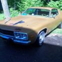 1973 Plymouth Satellite Sebring (Mopar) 318 ci Gold color in & Out. Runs