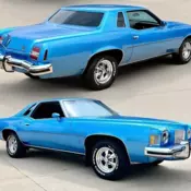 1973 Pontiac Grand Prix  Blue Metallic Coupe 400CI V8