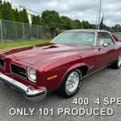 1973 PONTIAC GTO 400CI 4/SPEED A/C RARE ONLY 101 PRODUCED