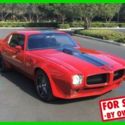1973 Pontiac Trans Am 6-Speed Manual 8-Cyl Custom Leather RWD Gas BT CA c84307