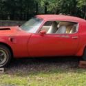 1973 Pontiac Trans Am RED WHITE rare ORANGE CARPET Hurst 4 speed AC car