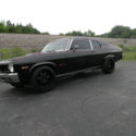 1973 Pontiac Ventura Custom GTO Clone, Black, Shaker Hood, Auto, Factory Air Car