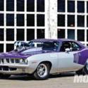 1973 pro street 1971 cuda clone blown 440 mopar muscle cover car