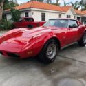 1973 Red Corvette with Original Rebuilt Engine