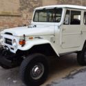 1973 Toyota FJ40 Landcruiser  35575 Miles White  1F 6-Cylinder Manual
