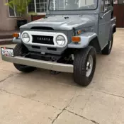 1973 Toyota Land Cruiser 40 Grey