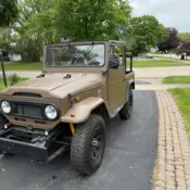 1973 Toyota Land Cruiser Convertible Brown