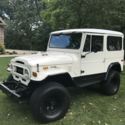 1973 Toyota Land Cruiser FJ40 SUV White 4WD Manual FJ40