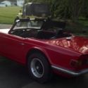 1973 TR-6 Triumph Red Convertible
