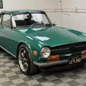 1973 TRIUMPH TR-6 CONVERTIBLE. EMERALD GREEN WITH BLACK TRIM. VERY SPECIAL BUILD