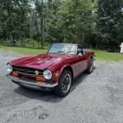 1973 Triumph TR 6 Red Base