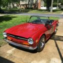 1973 Triumph TR 6, rust-free, new paint, new interior, all sorted.