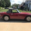 1973 Triumph TR6, Carmine Red, Black interior