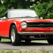 1973 Triumph TR6 Convertible Red RWD Manual Four-Speed