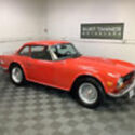 1973 TRIUMPH TR6. PIMENTO RED,CHESTNUT INTERIOR. 4-SPEED OVERDRIVE. HARD TOP