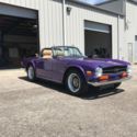 1973 Triumph TR6 Resto-Mod Plum Crazy Purple Paint with Tan Leather Interior WOW