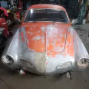 1973 Volkswagen 1600 Karmann-Ghia Coupe Orange Chrome