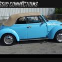 1973 Volkswagen Beetle Convertible 99436 Miles Blue 4 Manual