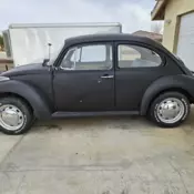 1973 Volkswagen Beetle (Pre-1980) Coupe Black RWD Manual