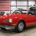 1973 Volkswagen Karmann Ghia  86993 Miles Carmine Red Convertible 1600cc I4 4 Sp
