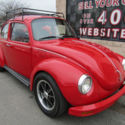 1973 Volkswagen Super Beetle Aftermarket Wheels Repainted Serviced