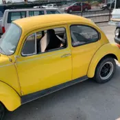1973 Volkswagen Super Beetle Coupe Yellow