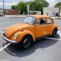 1973 Volkswagen Super Beetle Orange RWD Manual
