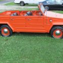 1973 Volkswagen THING Orange Manual 4 cyl CLEAR TITLE Runs & Drives w/access.