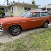 1973 Volvo 1800 ES Wagon Orange