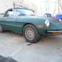 1974 ALFA ROMEO SPIDER 2000 with Stainless Steel Bumpers Rusty for PARTS DONOR