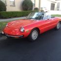 1974 Alfa Romeo Spider Red Convertible -
