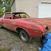 1974 AMC Matador X 360 4 bbl 727 354 TG Twin Grip rear Tilt Wheel AC