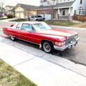 1974 Cadillac DeVille Coupe Coupe Red RWD Automatic